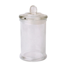 Hot sale 10oz empty food glass storage container jars with sealed glass lid